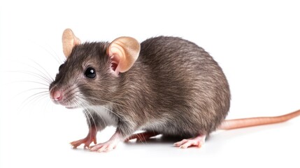 Close-up Photo of a Grey Rat