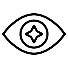 Eye line icon