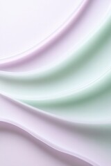 Soft, flowing fabric in pastel shades creates serene, soothing a