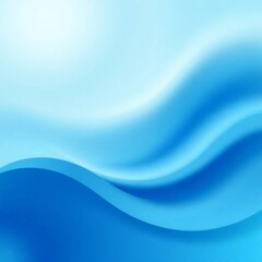 Obraz premium Teal blue, light blue, and light gray wavy gradient background