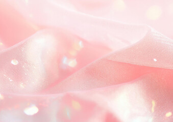 サーモンピンクの綺麗な光の背景

