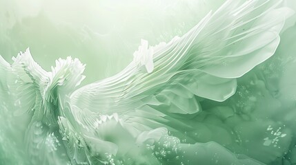 Futuristic merchandise design featuring string patterns in a high tech digital art environment