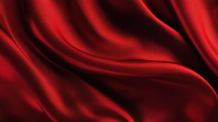 Fototapeta premium Abstract Red Satin Fabric Texture