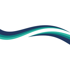 Business Wave Border