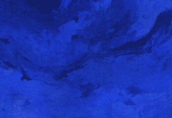 波インクのザラザラ紙青色