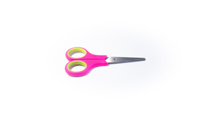 Office and Craft Scissors – Small Pink Scissors on White Background