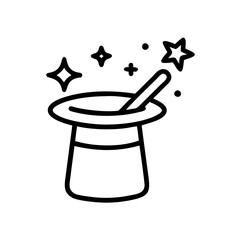 magic hat icon design