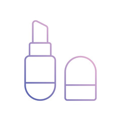Obraz premium Lipstick vector icon