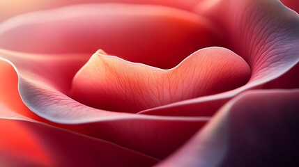 A Close Up View Of Delicate Rose Petals