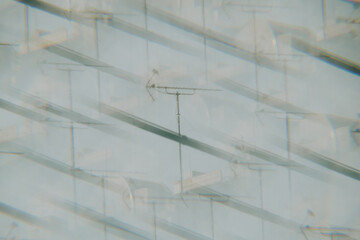 Abstract photo of an antenna