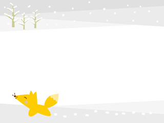 キツネのフレーム