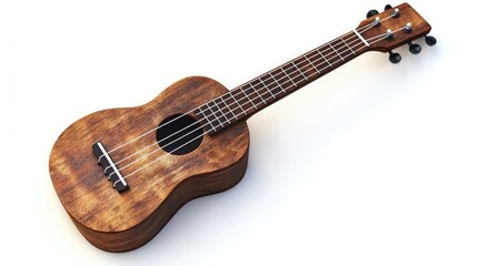 Fototapeta premium Cuban Guitar Illustration: Classic Cuban guitar cartoon illustration,