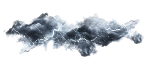 Stormy clouds with lightning