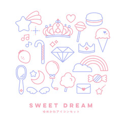 ゆめかわアイコンセット | Pastel Dream Icon Set