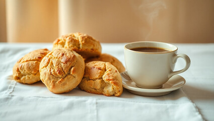 Scones and coffee
