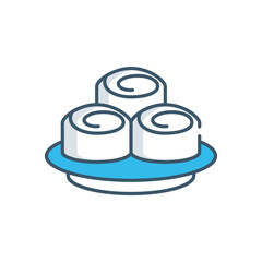 Cinnamon Roll vector icon