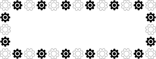 rectangle gear frame