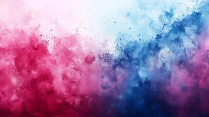 Fototapeta premium Colorful abstract pattern with pink, blue, and white hues blending beautifully in a dynamic display of artistry. Generative AI
