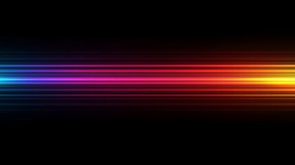 Vibrant Light Streams Crossing in a Minimalist Style Background