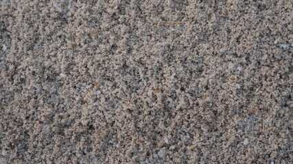Sand in a sand pit on a golf course