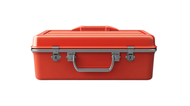 Tool box isolated on white background.