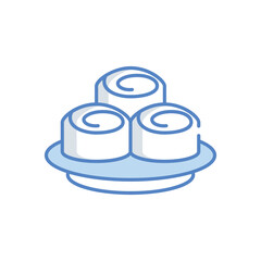 Cinnamon Roll vector icon