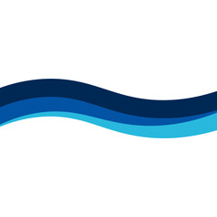 Business Wave Border