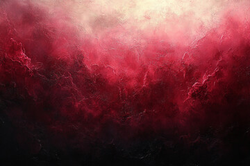 Fototapeta premium Abstract Crimson and Black Textured Gradient Painting