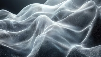 Obraz premium Computer generated image of a realistic ocean wave in motion