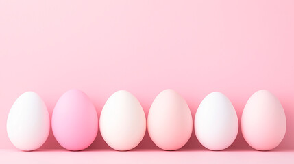 design composition of easter eggs over table background. pastel colors, flower, celebration. soft light, wallpaper
