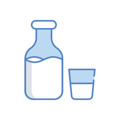 Milk vector icon