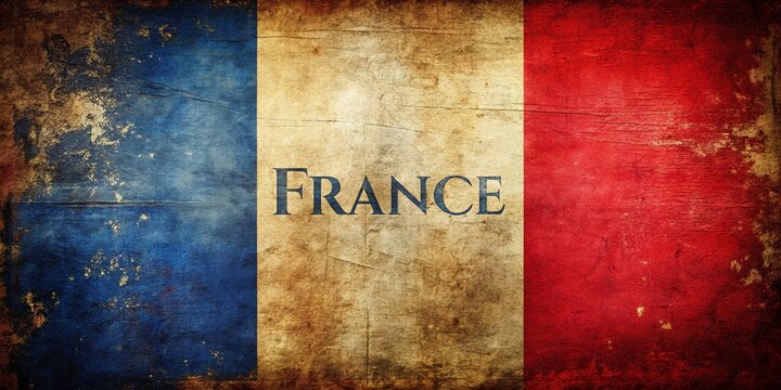 Vintage French Flag: History, Symbolism & Meaning - AI Photography