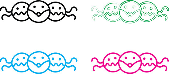 Minimalist line drawings, colorful treadmills, simple geometric shapes, neon outlines, fitness equipment icons, retro-style exercise machines, pop art treadmill designs, 2D vector graphics, vibrant co