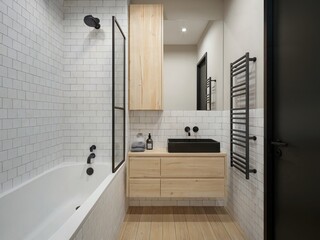 bathroom with shower