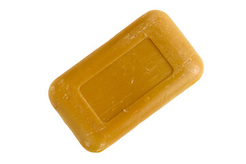 Natural laundry soap on a transparent background for insertion