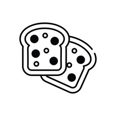 French Toast vector icon