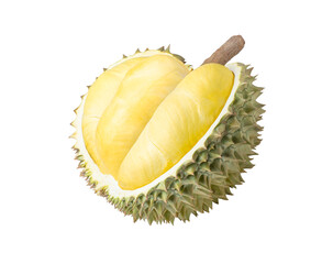 durian isolated on white