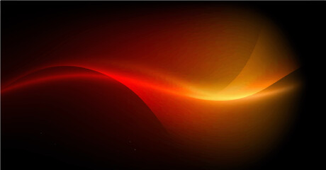 Black and red , orange, gray &lsquo; gold gradiant smooth  light lines dots background. Vector illustration