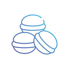 Macaron vector icon