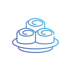 Cinnamon Roll vector icon