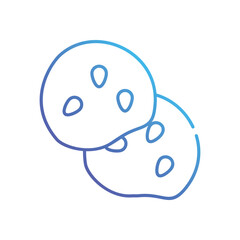 Flatbread vector icon