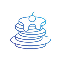 Pancake vector icon