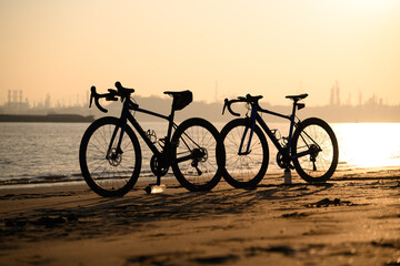 bicycle on the beach