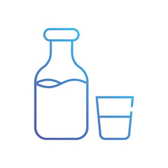 Milk vector icon