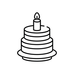 Cake vector icon