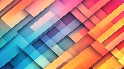 A Colorful Abstract Geometric Pattern with Bold Shapes – Dynamic and Eye-Catching Design