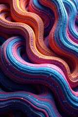 Intricate, flowing lines create a unique, decorative shape Ideal for patterns , elegant, design, minimal