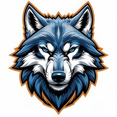 Vivid and Fiercely Captivating Digital of a Snarling Blue Eyed Wolf Predator