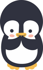 penguin raised its hand to apologize