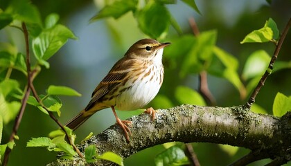 枝にとまる小鳥